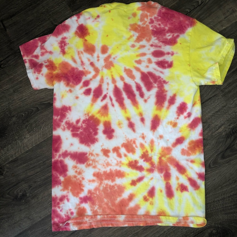 Custom adult unisex small tiedye T-shirt